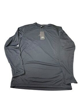 Oakley Black and Gray Logo Performance Top